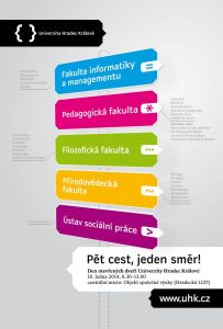 Plakát Den otevřených dveří UHK 2014
