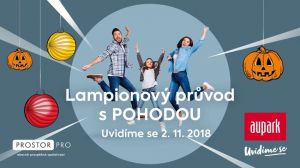 Lampionový průvod s pohádkovými bytostmi